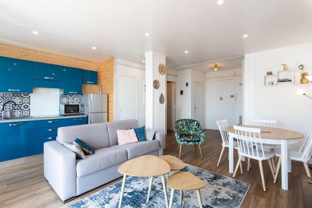 #15 2p Magnan Sea View 5 Min Beach Terrace & Parking Apartment *