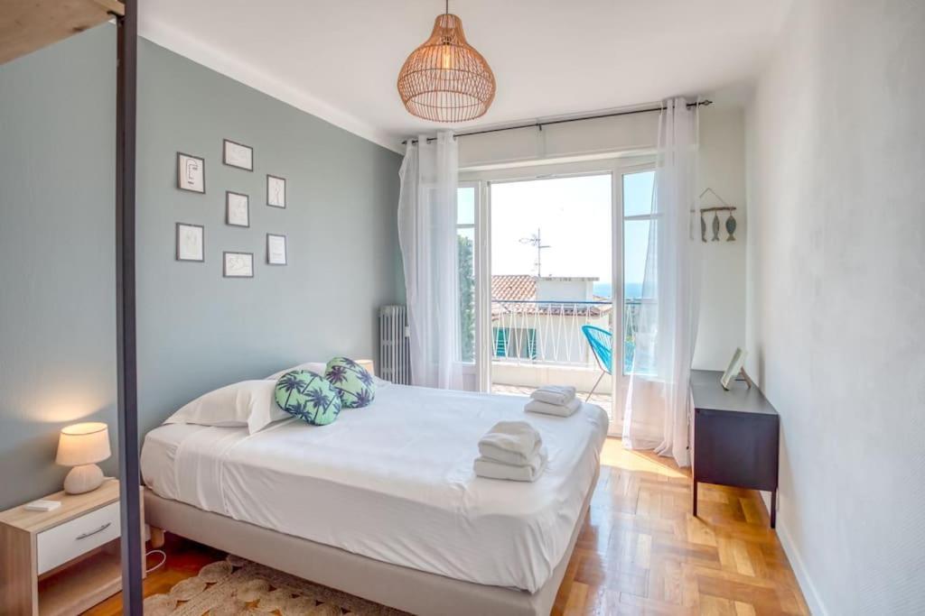 Appartement #15 2p Magnan Sea View 5 Min Beach Terrace & Parking Nice