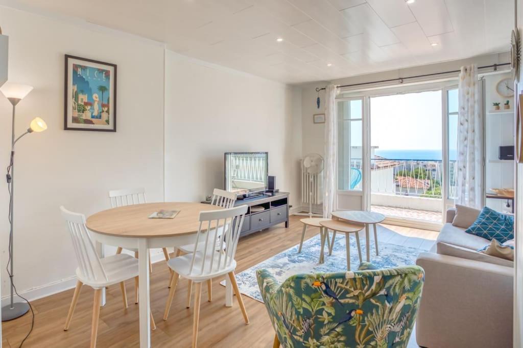 Appartement #15 2p Magnan Sea View 5 Min Beach Terrace & Parking Nice
