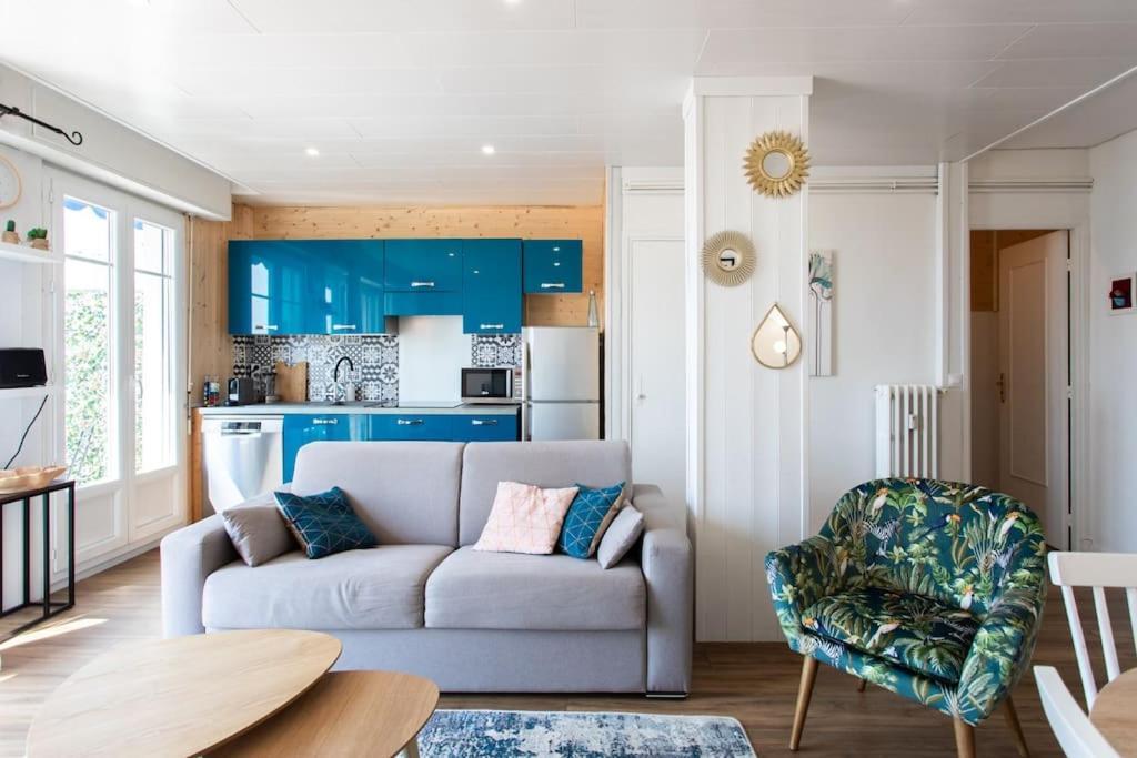 Appartement #15 2p Magnan Sea View 5 Min Beach Terrace & Parking
