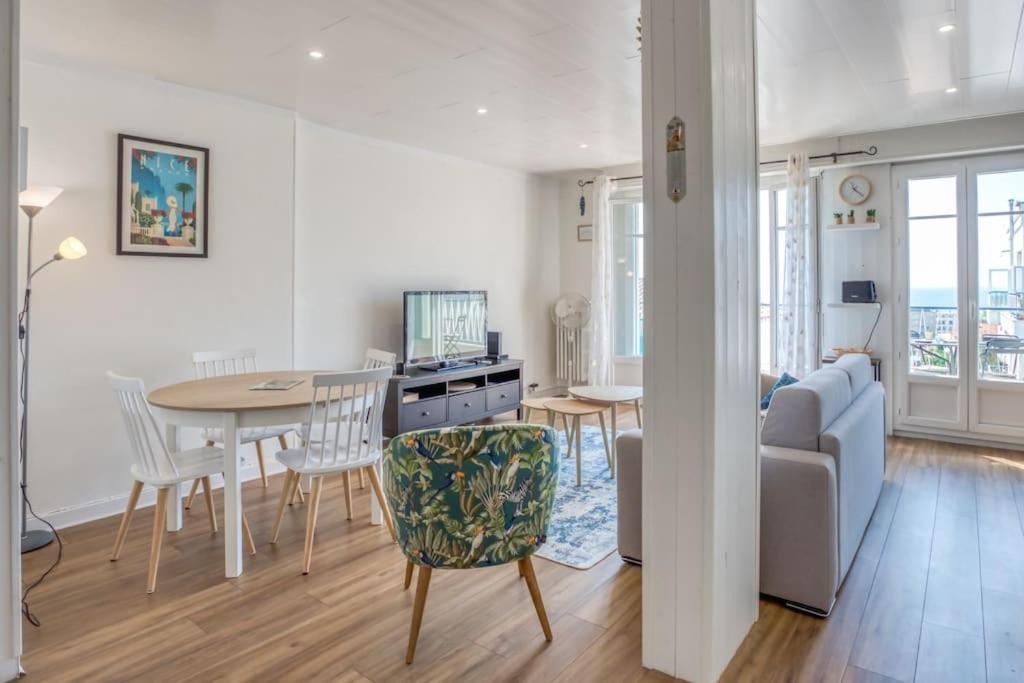 Appartement #15 2p Magnan Sea View 5 Min Beach Terrace & Parking Nice
